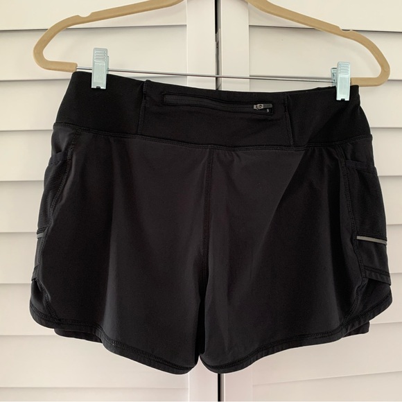 Athleta Running or Biking Shorts - Black, pockets, spandex, flexible waistband. - Picture 3 of 10